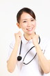 enthusiastic Japanese nurse/意欲的な日本人看護師
