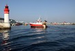 phare,port,guilvinec,finistère,bretagne,chalutier,pêche