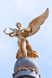 Smiling golden angel