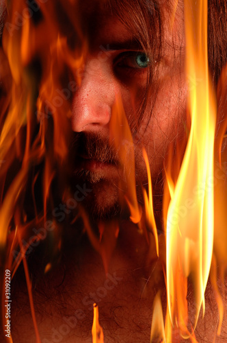 Photo: Flaming demon Flaming demon