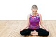 Young woman doing yoga