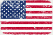 grunge styled flag of usa