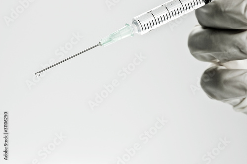 Photo: Hypodermic syringe Hypodermic syringe