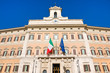 The Montecitorio palace, home to the italian Parliament, in Rome The Montecitorio palace, home to the italian Parliament, in Rome