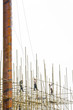 Construction workers working at construction site