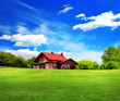 House in  clean environment