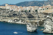 Bonifacio old town on sea cliff, Corsica, France Bonifacio old town on sea cliff, Corsica, France