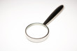 Magnifying glass, close-up