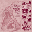 antique motherhood set (vector) antique motherhood set (vector)