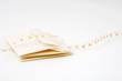 Photo: Stationery tied with heart ribbon Stationery tied with heart ribbon