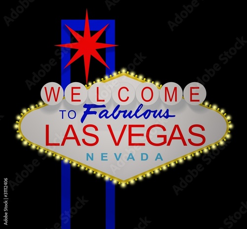 las vegas sign at night. Las Vegas night sign © darren whittingham #31112406. Las Vegas night sign