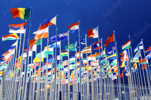 Photo: national flags national flags