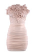 Powdery cocktail designer dress