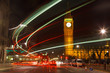 Traffic in night London, UK