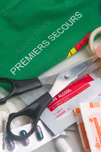 Photo: trousse de secours trousse de secours