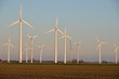 Foto: Windpark in Abenddämmerung Windpark in Abenddämmerung