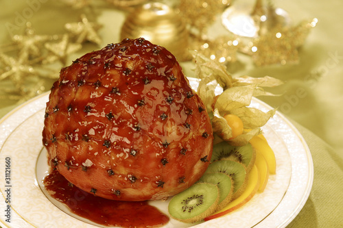 Photo: Glazed oven roasted Ham Glazed oven roasted Ham