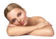 Portrait of a beautiful female model