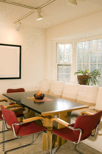 Photo: contemporary dining room furniture bay window contemporary dining room furniture bay window