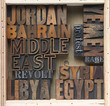 Middle East unrest words Middle East unrest words