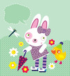 Happy rebbit
