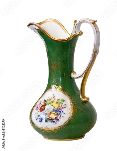 Photo: vintage, antique ceramic pitcher vintage, antique ceramic pitcher