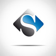 Logo initial letter S on white background # Vector Logo initial letter S on white background # Vector