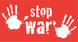Vector: Stop war Stop war