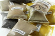 sachets épices, safran, cannelle, curry, poivre, citronnelle