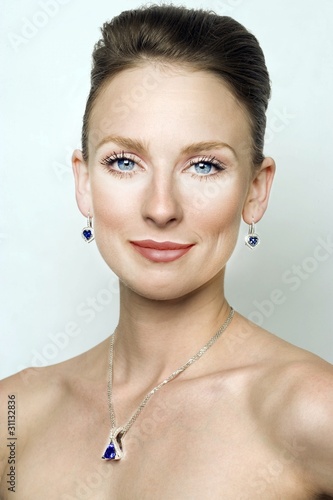 Photo: Beautiful woman wearing luxury jewellery Beautiful woman wearing luxury jewellery