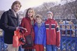 A family visiting London