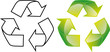 Grüner Punkt Recycle 3