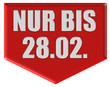 Marker rot Pfeil unten NUR BIS 28.02.