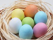 Colorful Easter eggs.