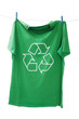 T-shirt with the recycle symbol