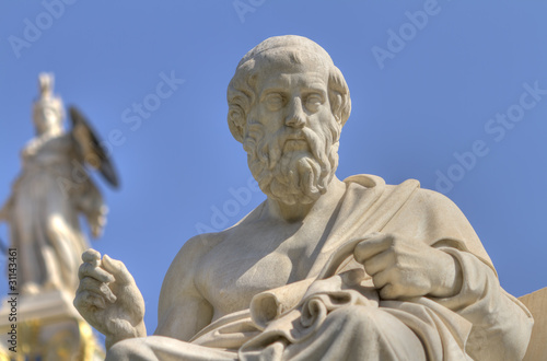 Photo: statue of Plato from the Academy of Athens statue of Plato from the Academy of Athens