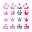 Crown Icon Set