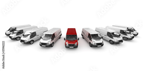 Illustration: Transporter Fuhrpark II Transporter Fuhrpark II