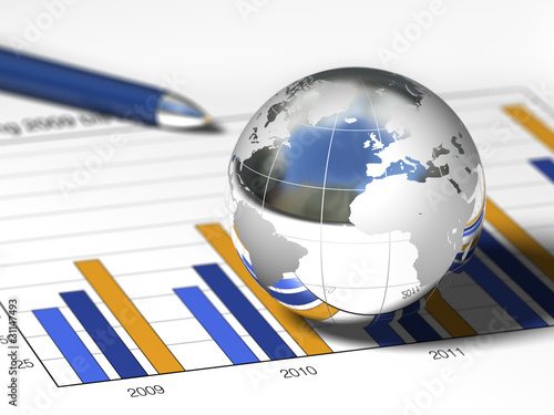 Illustration: Globale Wirtschaft Globale Wirtschaft