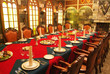 Interior of classic European restaurant, Knight hall Interior of classic European restaurant, Knight hall