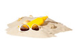beach concept with pile of sand