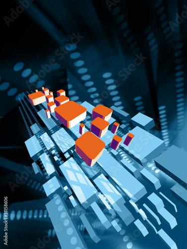 Illustration: abstract 3d background abstract 3d background