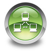 Green Glossy Pictogram "Network"