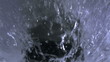 Hoover aqua filter. Macro Slow motion