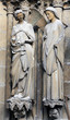 The smiling angel of Reims gothic cathedral The smiling angel of Reims gothic cathedral