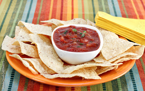 Photo: Salsa and Tortilla Chips Salsa and Tortilla Chips