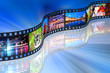 Streaming media concept