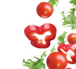 Fresh Healthy Vegetables Border Fresh Healthy Vegetables Border