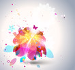 Abstract Floral Background.