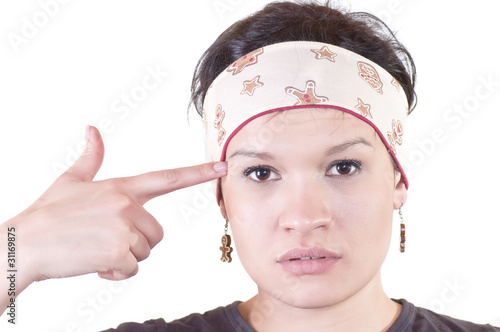 Photo: Troubled Young Woman Troubled Young Woman